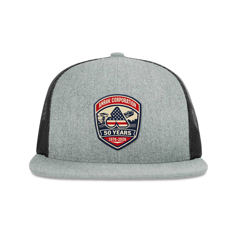 Anrak Golden Era Patch Flat Bill Trucker Snapback Hat