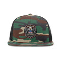 Anrak 50th Eagle Patch Flat Bill Trucker Snapback Hat